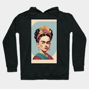 Whimsical Frida: Childhood Memories Illustration Hoodie